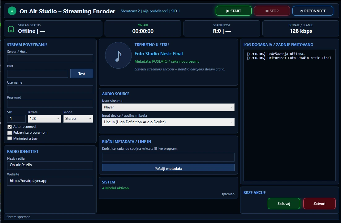 Encoder i streaming